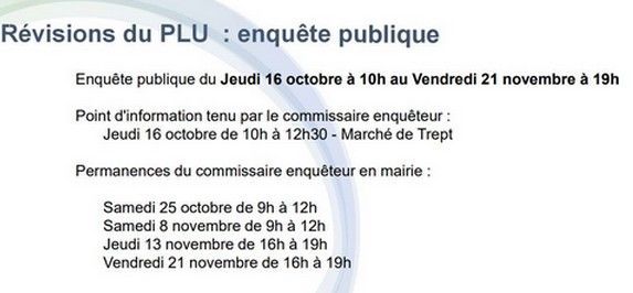 Date enquête Publique